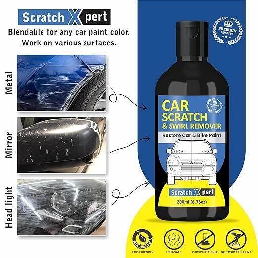 Car Body Scratch Remover and Repair Polishing Cream Kit with Sponge 200ML (BUY 1 GET 1 FREE)