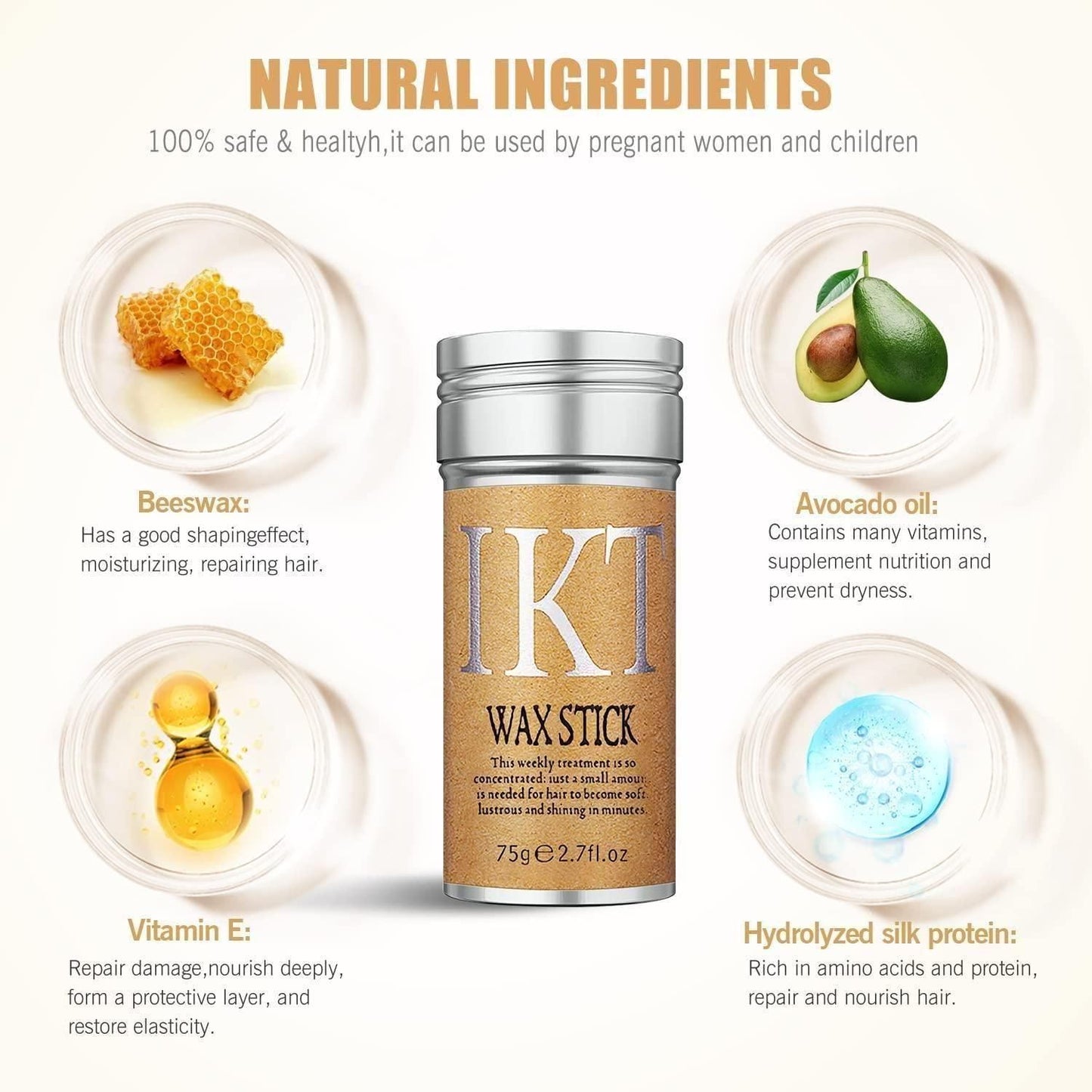 Hair Wax Stick for Hair Styling