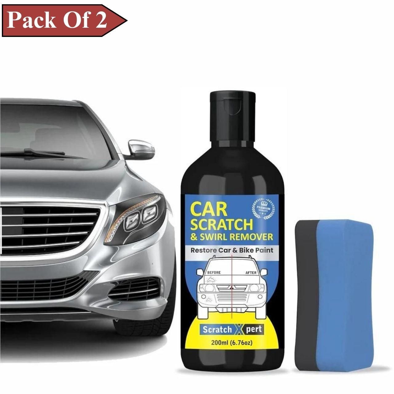 Car Body Scratch Remover and Repair Polishing Cream Kit with Sponge 200ML (BUY 1 GET 1 FREE)