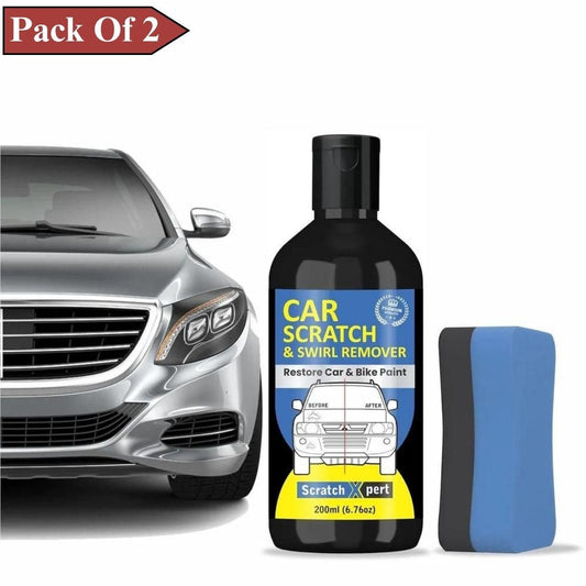 Car Body Scratch Remover and Repair Polishing Cream Kit with Sponge 200ML (BUY 1 GET 1 FREE)