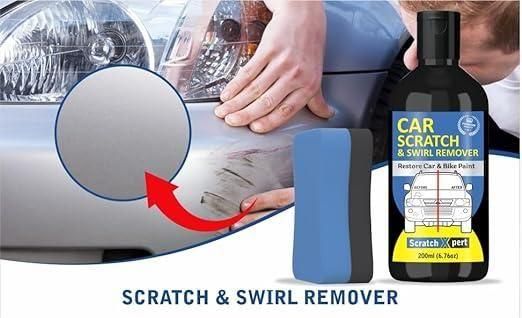 Car Body Scratch Remover and Repair Polishing Cream Kit with Sponge 200ML (BUY 1 GET 1 FREE)